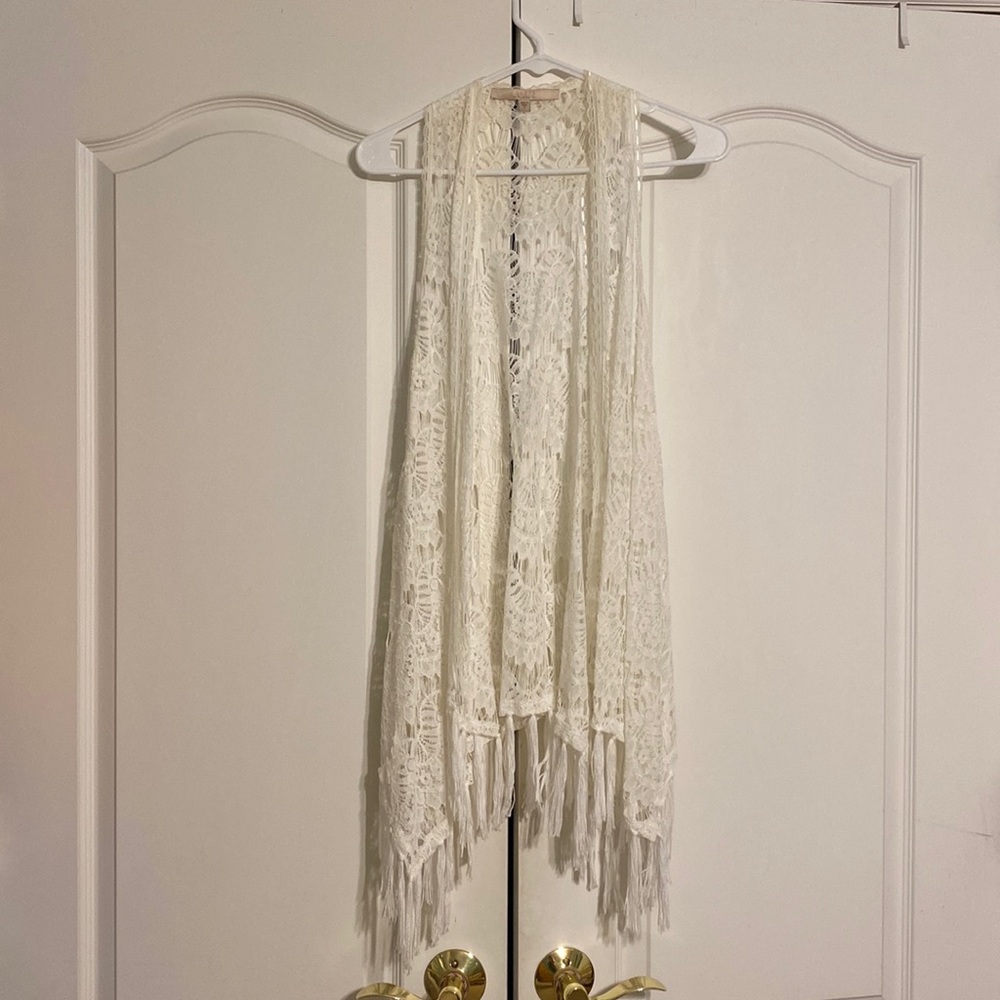 GUESS lace vest
